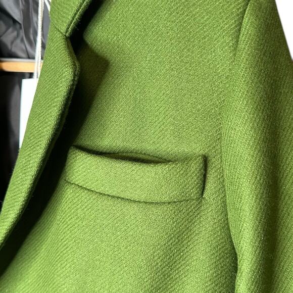 Thakoon Green Single Breasted Wool Coat M - Picture 3 of 10